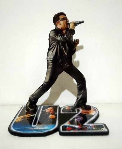 Bono vox figurine bois 20 - bono,