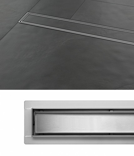 Siphon sol inox caniveau - inox, de