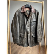 Manteau de corvée de grange doublé couverture vintage Marlboro Classics...