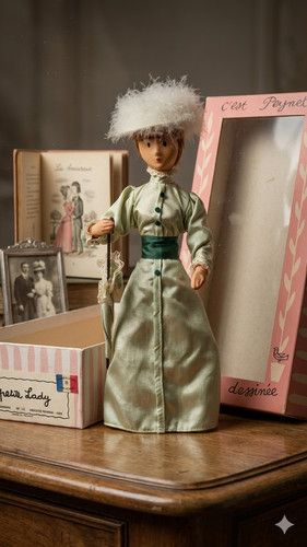Rare poupée petite - poupée, lady
