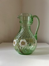 Pichet cruche en verre décor