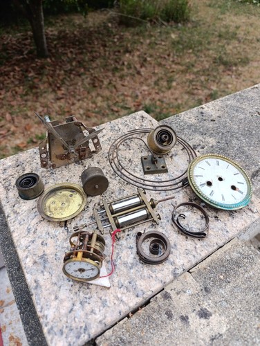 Antique watchmaking parts - antique,