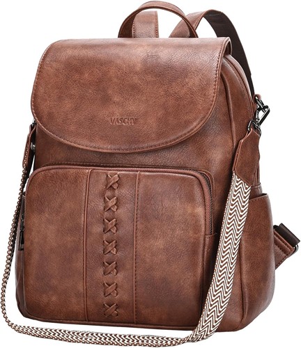 Sac dos antivol femme cuir - à,