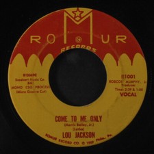 Lou Jackson: Viens À Moi Seulement / Musique Romur 7" Single 45 RPM