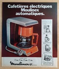 Publicité Papier - Cafetière électrique Moulinex de 1973