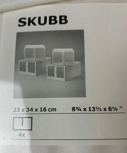 Skubb shoe box case - box/case, white