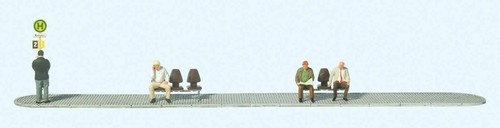 Attente the bus tram stop - bus, /