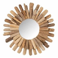 Miroir Mural Design "Bois