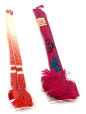 kimono japonais vintage haorihimo lot de 2 couleurs mélangées accessoires...