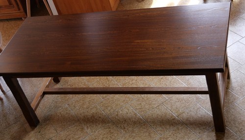 Table chaises bois - table,