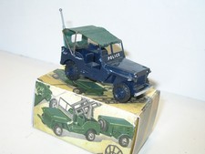 FJ, jeep bachée militaire POLICE en métal, france jouet 1:43