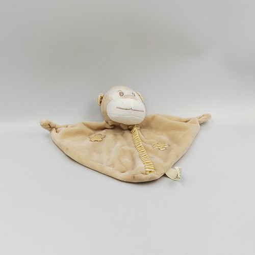 Doudou plat singe - , beige