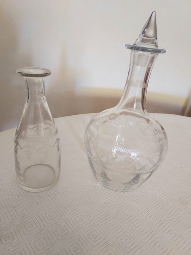 Carafes anciennes verre - anciennes,