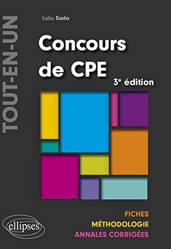 Concours cpe tout - cpe, tout-en-un
