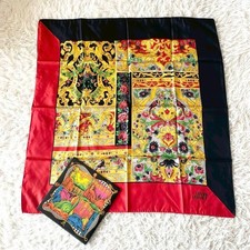 Foulard vintage baroque en