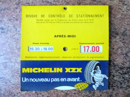 Disque stationnement matin - disque,