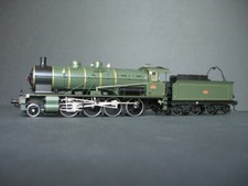 LEMACO HO-113/2 Loc Vapeur 140 C 231 Tender 18 c 482 Vert Brass Laiton Fulgurex