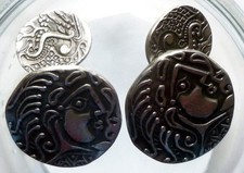 Bouton de manchette monnaie de