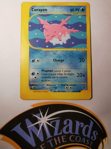 Carte pokémon corayon 102 - pokémon,