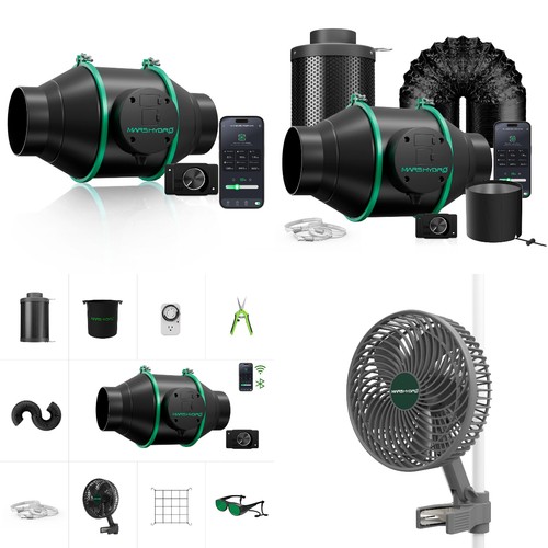 Mars hydro inline - 4", 6"