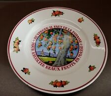 ANCIENNE Assiette Publicitaire  "Potasse D'Alsace" AU VERGER. HANSI