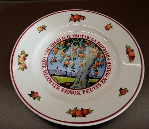 Ancienne assiette publicitaire - ancienne,