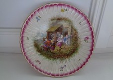 ASSIETTE A GODRONS FAIENCE