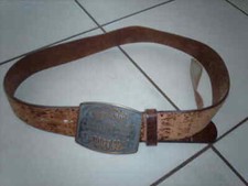 Ceinture SUPERDRY cuir camel Taille S