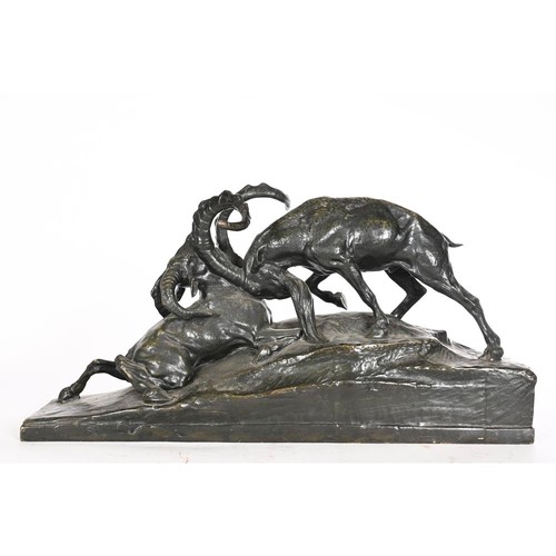 Statue bronze patine brune - statue,
