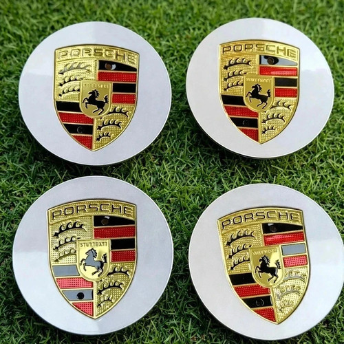 Porsche silver center caps - porsche,
