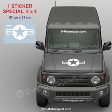 1 autocollant ETOILE US ARMY