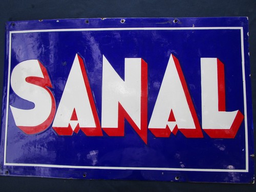 Ancienne plaque émaillée