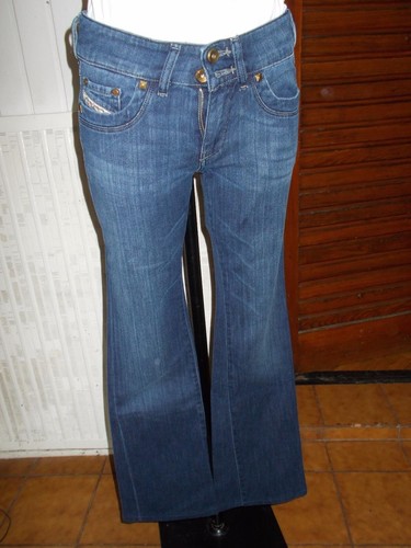 Pantalon taille basse foncé