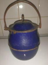Ancien pot avec anse émaillé