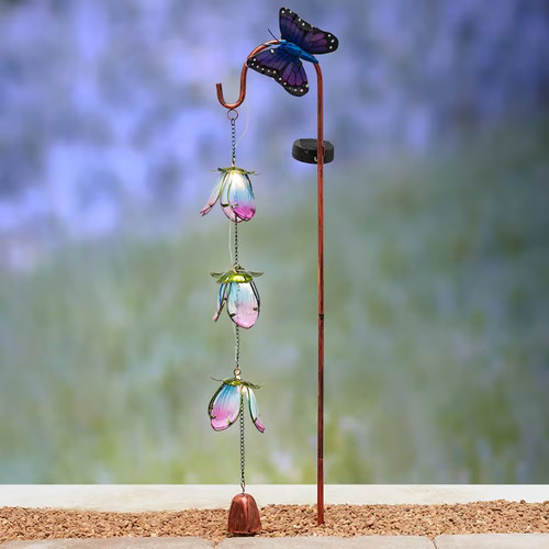 Solar led lighted butterfly - lighted,