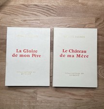 RARE - Lot de 2 coffrets de Marcel Pagnol - Édition Illustrée par Dubout