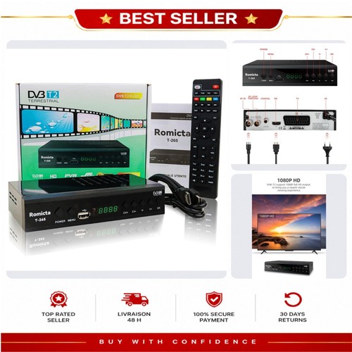 Décodeur tnt romicta - hd,
