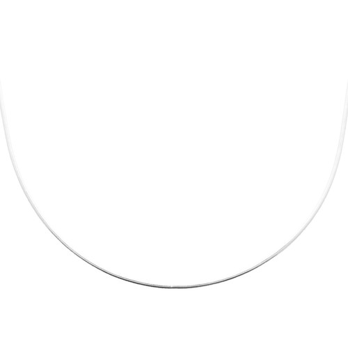 Chaine maille serpent argent - chaine,