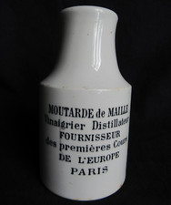 ANCIEN POT à MOUTARDE MAILLE PARIS MOUTARDIER 135 mm 19 e mustard