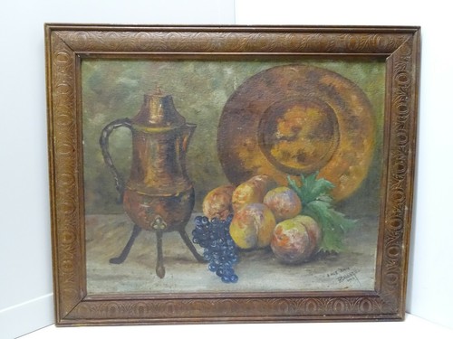 Tableau huile sur toile - *tableau,