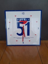 horloge vintage murale pastis