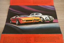? Brochure Automobile 1972 BMW Turbo Paul Bracq Catalogue Pub Prospekt Sales