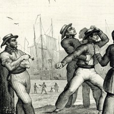 Marine Les matelot à terre