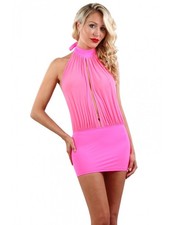 Robe Sexy Moulante Ras De Cou