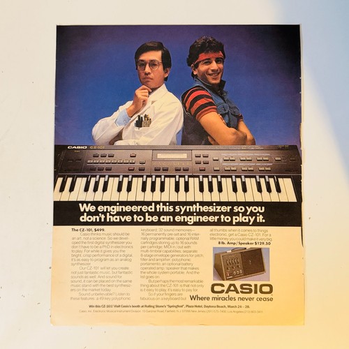 Casio 101 synthesizer - casio,