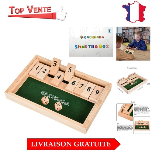 Shut the box jeu de - -,