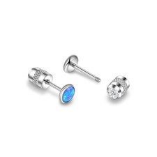 Boucles d'oreilles en titane
