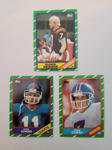 1986 topps football cards - topps,