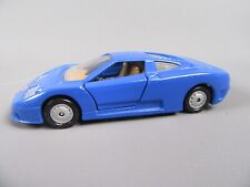 A873 Maisto Shell Chine Bugatti EB 110 Bleu 1:38 Jouet à Friction Testé Ok