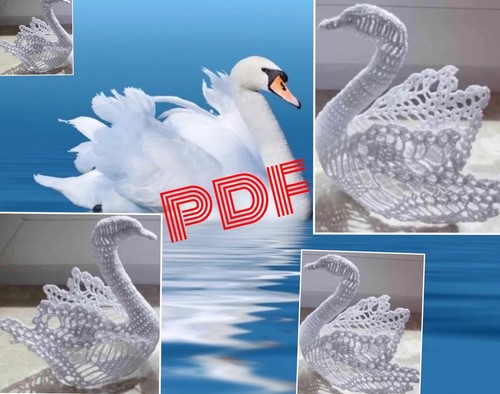 Amigurumi modèle cygne - amigurumi,